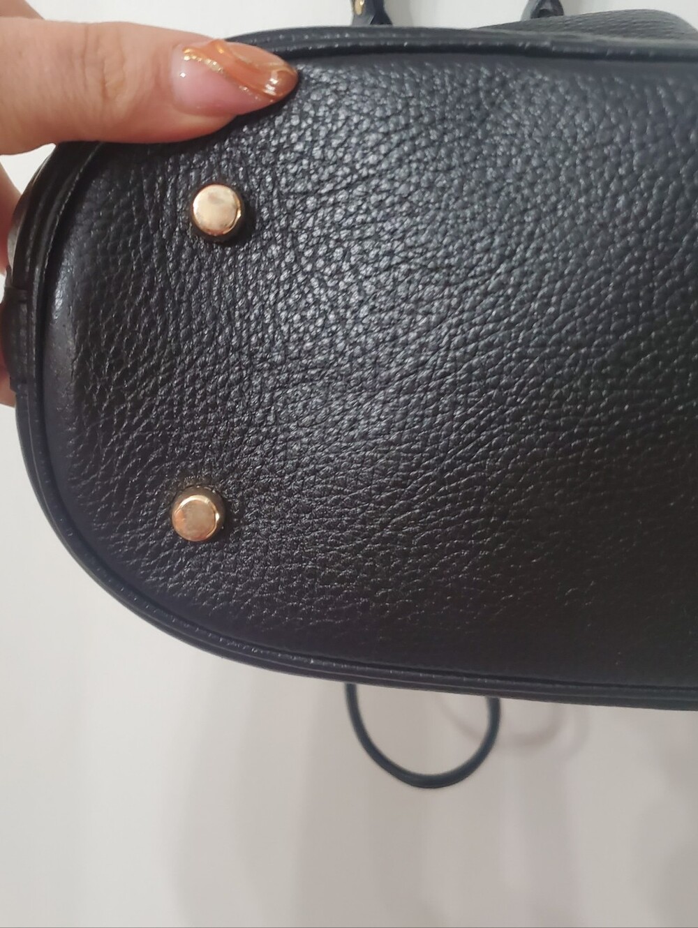 COACH Dempsey Crossbody Bucket Bag Black Leather With Gold Hardware - Picture 8 of 14